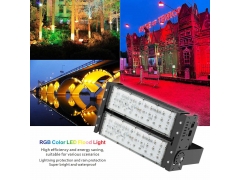 Amusement Ride Lighting - 100w outdoor LED Projector RGB remote LED flood lights